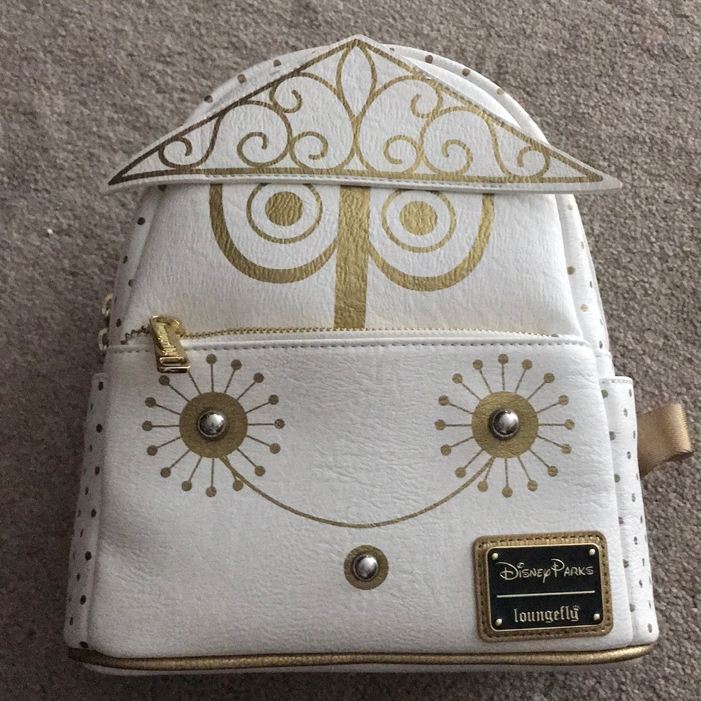 Disney Loungefly small world backpack purse